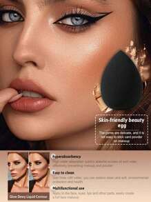 29/1pc Makeup Sponge Set, Including Makeup Sponges, Makeup Sponge, Powder Puff, Soft & Skin-Friendly, Suitable For Cream & Powder Makeup, Latex-Free, Can Be Used Wet Or Dry, Professional Cosmetic Sponges Summer Makeup Must-Have