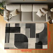 1pc Luxury Vintage Minimalist Pattern Rug, Soft Non-Slip Area Carpet For Outdoor, Entryway, Living Room, Bedroom, Laundry Room, Bathroom, Game Room, Machine Washable All Season Large Size Home Decor - Multicolor - View 16