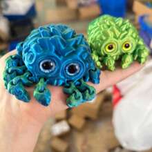 [3D Printed] Cute Spider | 1/6pcs | Durable Plastic | 3D Printed | Home And Office Decor, Aquarium Decor, Garden Decor | Exclusive Holiday Decoration