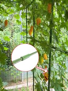 Juego de enrejado para plantas ajustable de 24 piezas/36 piezas/42 piezas que incluye accesorios de conexión, de altura 80 cm/120 cm/160 cm, conjunto de estructura de escalada de rejilla metálica de jardín, kit de varillas de soporte recubiertas de PE verde para frutas, verduras, enredaderas y flores - Multicolor - Ver 9