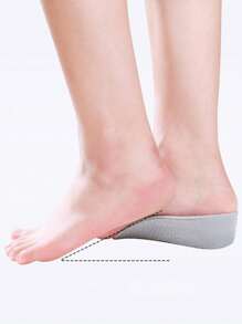 3 Pairs Of Height Increasing Insoles, Comfortable And Soft With Hidden Design To Instantly Elongate Leg Lines, Suitable For Sports And Fashion, Combination Pack Of 1.5cm-2.5cm-3.5cm