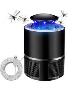 1 Peça Eliminador de Insetos para Uso Interno, Eliminador de Mosquitos USB para Uso Interno, Lâmpada de Luz UV Mata Mosquitos, Atrai Mosquitos Voadores, Insetos, Eliminador de Mosquitos para Casa, Escritório, Quarto, Cozinha