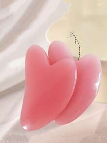 1/5 piezas Tabla de Gua Sha de polirresina para masaje facial, de ojos y corporal, relajación y cuidado de la piel - Multicolor - Ver 6