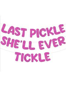 1Set,DIY String Funny Bachelor Party Banner Naughty Bachelor Party Decoration Glitter Bridal Shower Sign For Wedding Party Favor Supplies Gift Ideas (Glitter Rose Red) (Glitter Black) (Glitter Champagne Gold) - Multicolor - View 9