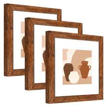 1/3 pezzi, cornici per quadri di diverse dimensioni 30x30cm/20x20cm, vari colori disponibili: nero, bianco, legno, cartoncino nero, cornici colorate, eleganti cornici quadrate per foto/ritratti da parete, adatte come regali per Natale, matrimonio, Capodanno, Pasqua, Festa della Mamma