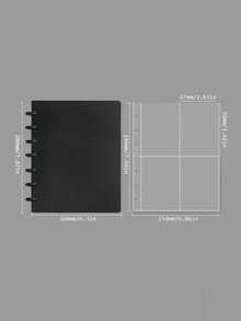 1 张照片卡相册、3-3.5 英寸 K-POP 卡片活页夹、照片卡夹、动漫游戏卡簿，可容纳 Pok é Mon 卡/运动卡/棒球卡等。 - 黑色 - 查看 4