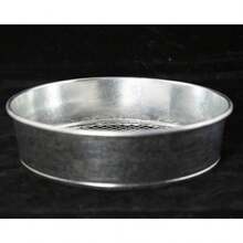 1-Pack 3/16" Coarse Mesh Mini Soil Sieve - Galvanized Steel Bonsai & Plant Soil Sifter For Re-Potting, Gardening, Grading Ingredients - 1 - View 3