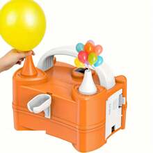 Bomba eléctrica portátil de 220V-240V 400W, adecuada para inflar globos de fiesta, color verde