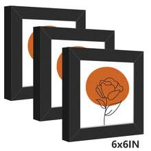 1/3 pezzi, cornici per quadri di diverse dimensioni 30x30cm/20x20cm, vari colori disponibili: nero, bianco, legno, cartoncino nero, cornici colorate, eleganti cornici quadrate per foto/ritratti da parete, adatte come regali per Natale, matrimonio, Capodanno, Pasqua, Festa della Mamma