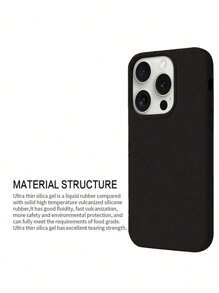 APPLE 2.0mm Thick Liquid Silicone Phone Case, Compatible With IPhone 16, 15, 14, 13, 12, 11 Pro Max, S25U, S24, S23, S22,S21 Series, Full Body Protective Cover