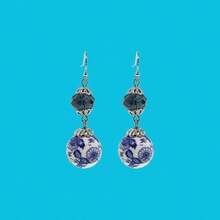 1928 Jewelry Drop & Dangle Earrings (1 Pair) - Montana Dark Blue and Blue Willow Beaded Drop Earrings - View 2