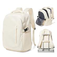 Mochila de viaje y negocios de gran capacidad con compartimento para zapatos, mochila de equipaje resistente al agua para mujeres y hombres, mochila de mano, mochila de senderismo impermeable para deportes al aire libre con múltiples bolsillos que puede contener portátiles de hasta 15.6 pulgadas, adecuada para viajes, trabajo, mujeres, hombres y estudiantes - Multicolor - Ver 8