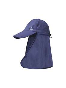 1pc Summer Outdoor Quick-Dry Bucket Hat With Neck Cover For Men, Fishing, Hiking, Sun Protection - A - View 12