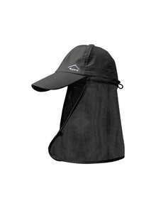 1pc Summer Outdoor Quick-Dry Bucket Hat With Neck Cover For Men, Fishing, Hiking, Sun Protection - A - View 11