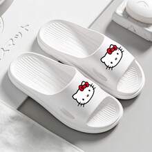1 双，  女士夏季凉鞋 - 可爱卡通露趾 EVA 拖鞋，厚底防滑，非常适合海滩和居家使用柔软拖鞋，卡通设计，休闲鞋类别