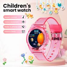 SIMSONLAB Nouvelle montre connectée ronde HD de 1,28 pouces à écran tactile plein pour enfants et adolescents, composition 2025, avec fonctions de numérotation/réception d'appels téléphoniques, podomètre, comptage des calories, modes multisports, rappel de messages et d'appels entrants. Montre connectée multifonction compatible Android/iOS