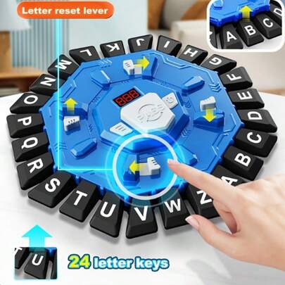 Ordspel, snabbt familjespel, välj en kategori och tävla mot timern för att vara den sista spelaren, perfekt för familjesammankomster och spelentusiaster