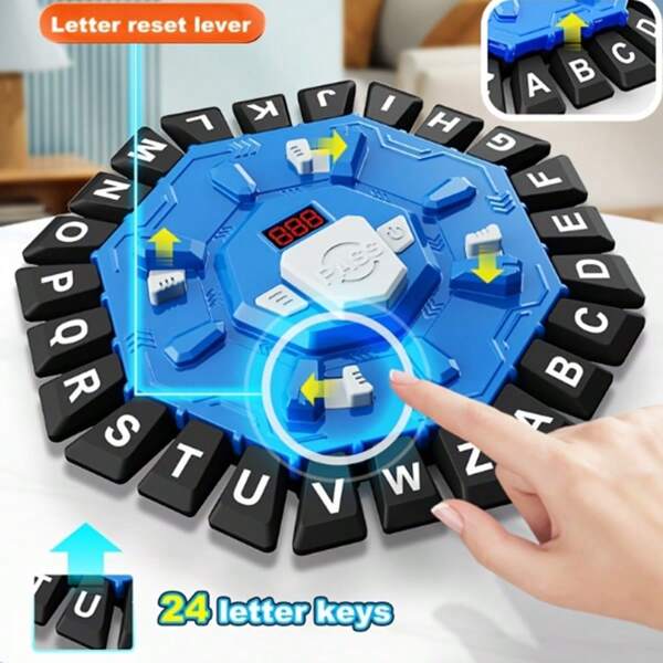 Juego de palabras, juego de mesa familiar de ritmo rápido, elige una categoría y compite contra el cronómetro para ser el último jugador, ideal para reuniones familiares y entusiastas de los juegos