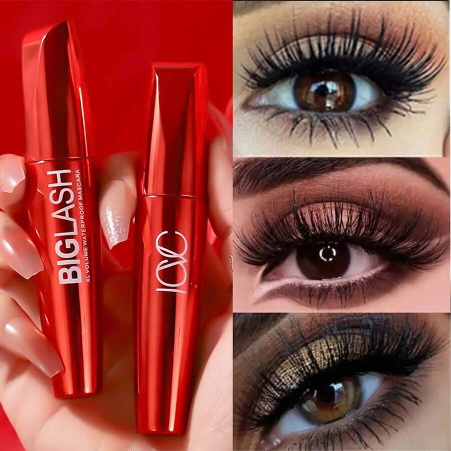 纤长睫毛膏，明显增加睫毛长度，持久配方，防水防晕染，浓黑