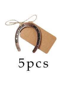 1/5/10pcs Costomized Engraved Lucky Horseshoe Hanger ,With Horseshoe Hanger And Blank Card,Perfect 6th Or 11th Anniversary Gifts,Ideal For Him/Husband, Western Decor, Steel Anniversary Gift For The Couple.Western-Rustic Metal Wall Art Decor-Housewarming