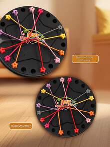 1 Set Rope Untie Puzzle Game Challenge, Brain Training Logical Reasoning Skill, Intelligence Development, Concentration, Observation And Patience Training, Parent-Child Interactive Tabletop Puzzle Toy, Random Color Parts - Multicolor - View 11