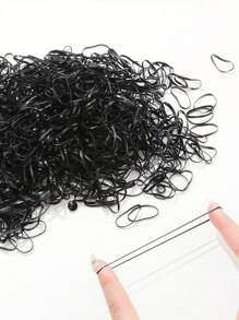 500 Pcs/Pack Women's High Elasticity Disposable Hair Rubber Bands, Suitable For Everyday Wear, Outdoor, Travel, Festivals Hair Ties Ponytail Holders Hair Elastics Scrunchies Hair Rope