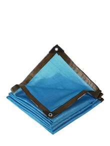 1 pieza Malla de sombreado de color azul para jardín, sombra portátil para invernadero de patio, red de sombra antirrayos UV resistente al calor alto, para jardín, patio, plantas, invernadero, pabellón exterior, césped - Azul - Ver 12