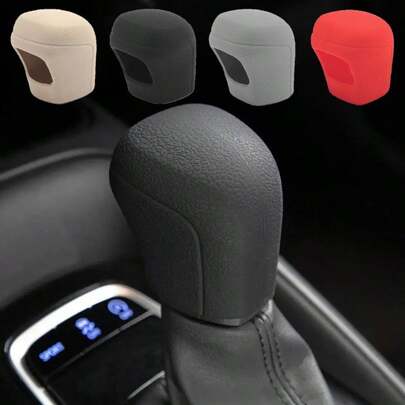 1pc Automotive Silicone Gear Shift Knob Cover For Camry, Avalon, Corolla, RAV4, Sienna, C-HR, Izoa, Alphard, Etc.