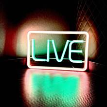 Neonlicht, Musik Neon Schild, Buchstaben Neon Lampe, Neonlicht, Bar Schild, beleuchtete Schilder, geeignet für Bierbar, Musikstudio, Schlafzimmerwand Dekoration, Party, Club (blau und rosa)