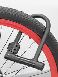 带锁座的自行车U型锁，摩托车形锁，防盗锁，自行车/电动自行车锁，山地自行车锁 - 彩色 - 查看 5