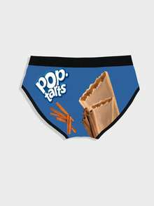 3件装零食图案印花男士宽松内裤 - 彩色 - 查看 5