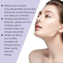 Facial Hair Cream Gently Cleanses, Moisturizes, Softens Hair, Makes Facial Skin Smooth And Delicate