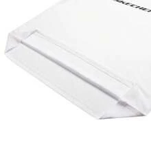 Skechers Knitted Crew Neck T-Shirt, Loose Soft Unisex Casual Commuting Outdoor Short Sleeve - White - View 6