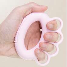 1pc Unisex Finger Strengthener, Five Fingers Grip Trainer, Hand Muscle Exerciser For Finger Flexibility & Wrist Workout At Home - Multicolor - View 4