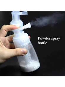 1 chai xịt phấn, chai xịt phấn rôm trẻ em, chai đựng phấn trang điểm, chai xịt phấn mềm mịn, thích hợp để đóng gói phấn, có vòi khóa, dùng cho nhiều loại sản phẩm dạng phấn. - Nhiều màu - Xem 4