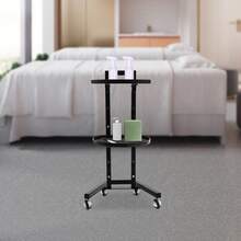 YUNRUX Storage Island & Carts - White - View 2