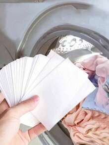 30入組紙質洗衣劑,旅行洗衣劑,洗衣肥皂,不含液體且保持清新香氣,適用於大學,露營,自助洗衣店,he洗衣機,手洗,日常家居便攜清潔