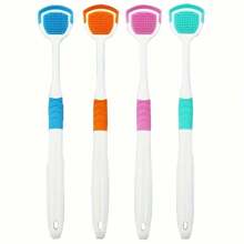 Dental-Grade Tongue Scraper Kit|2-Pack Non-Slip Silicone Design|Couples' Oral Care + Breath Freshener (Color Surprise)