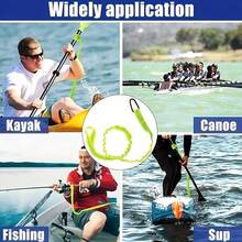 Rope, Universal Kayak Paddle Strap, Polyester Anti Loss Rope For Canoes, Paddle Connection, Outdoor Equipment, Beach Essentials, Beach Accessories, Pool Float