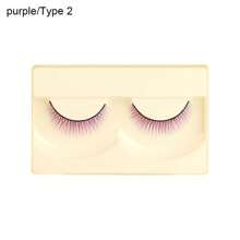 Multicolor Doll Eyelashes Simulation False Lash Length 0.8cm Dolls Modification DIY Accessories Decoration Suitable For 1/3 1/4 Scale
