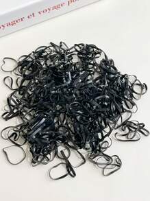 500 Pcs/Pack Women's High Elasticity Disposable Hair Rubber Bands, Suitable For Everyday Wear, Outdoor, Travel, Festivals Hair Ties Ponytail Holders Hair Elastics Scrunchies Hair Rope