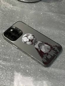 足球 1 件足球图案全身 TPU 防摔手机壳适用于 Apple 16、15、14、13、12、11 Pro Max 及系列防水防震防刮 - 彩色 - 查看 4