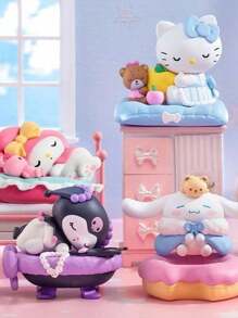 Sanrio 1pc About 7-10cm New Blind Box Play Hand Office Table Decoration Safely Sleep Series Hand Office Doll Male And Female Gift Doll Collection Blind Box Doll, Random Suitable For A Variety Of Holiday Gifts (Some Goods Have Defects, Perfectionists Caution, Packaging Boxes Due To Different Production Batches Will Be Different)