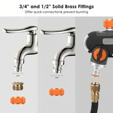 1 PC 2 Way Splitter Irrigation Adapter Water Tap Connector Garden Hose Pipe Connect Adjustable - Multicolor - View 8