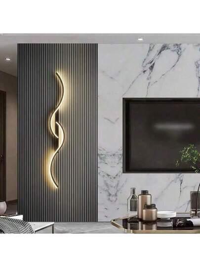 1pc LED Rechargeable Wand Light, Remote Control Dimming, Easy Installation Semi Flush Mount Hardware, Ambient Lighting 60/80cm Aluminum, 5V2A 4000mAh Bedroom Kitchen Corridor Staircase Villa Restaurant Verlichting Fixture view 6