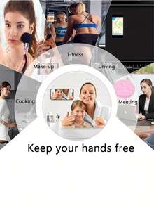 حامل هاتف سيليكون قابل لإعادة الاستخدام ذو وجهين بكوب شفط، لعبة لأطراف الأصابع ذاتية اللصق، متوافق مع أنواع الهواتف المختلفة، حامل هاتف للمرآة/الحمام لتسجيل الفيديو والسيلفي، مناسب أيضًا للمكياج والرياضة والحمام والسيارة والمطبخ (يناسب أغلفة الهواتف الملساء والأسطح الملساء)