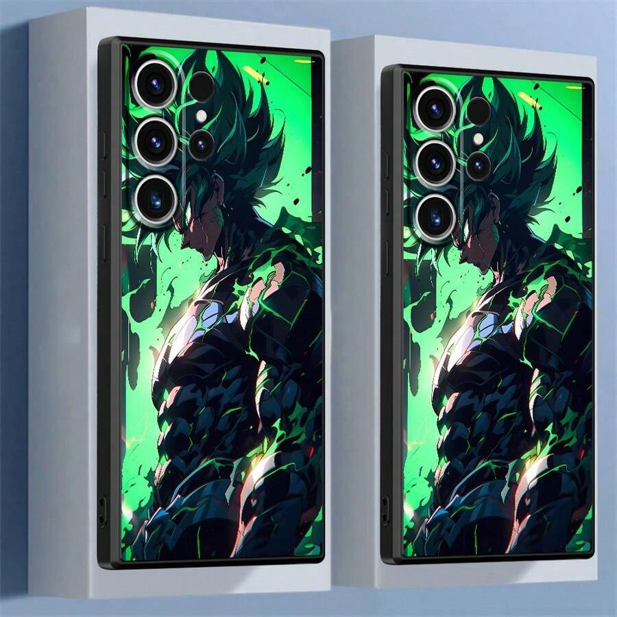 Stylish Phone Case Featuring Cool Anime Characters, Designed For S25, S24 Ultra, S23 Plus, S22, S21, S20 FE, And Note 20. Made Of High-Quality Silicone, It Offers Soft, Shockproof Protection.