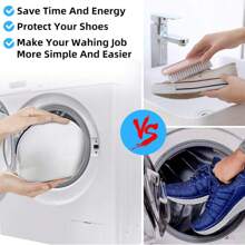 1/2 pièces WHICHLIFE Sac de lavage de machine à laver pour chaussures, vêtements, pantalons, chaussures, jeans, bottes, jupes, maillots de printemps, minimalistes, hauts d'été