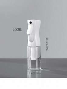 1pc 200ml/300ml/500ml Water Mist Spray Bottle With Fine Mist Sprayer, Refillable Continuous Fine Mist Spray Bottle Suitable For Kitchen, Living Room, Bathroom, Garden - White - View 12