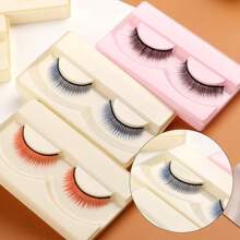 Multicolor Doll Eyelashes Simulation False Lash Length 0.8cm Dolls Modification DIY Accessories Decoration Suitable For 1/3 1/4 Scale